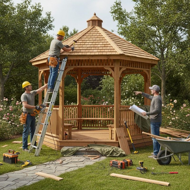 Enclosed Gazebo Installation