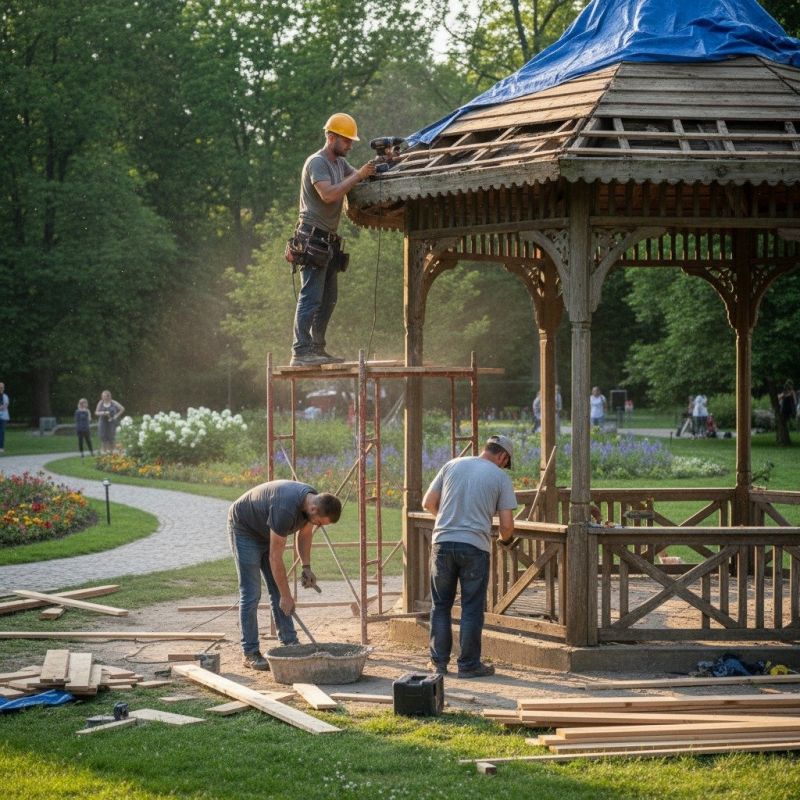 Enclosed Gazebo Installation