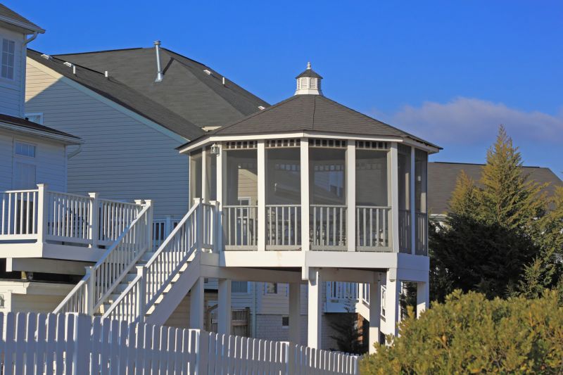 Enclosed Gazebo with Glass Panels