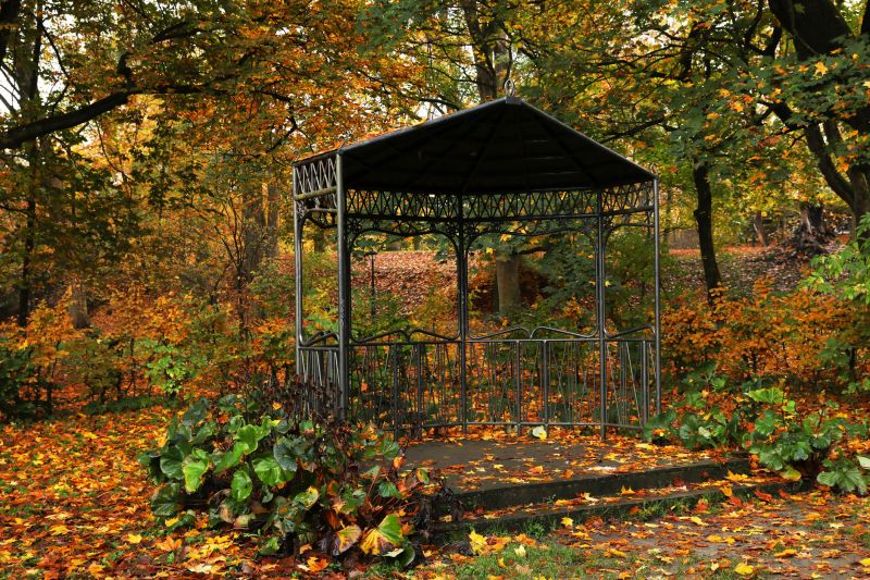 Fall Enclosed Gazebo Setup
